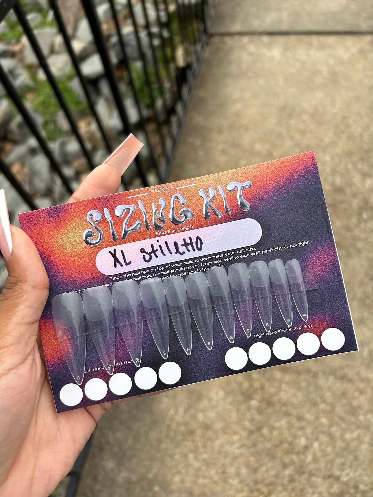 sizing kit.
