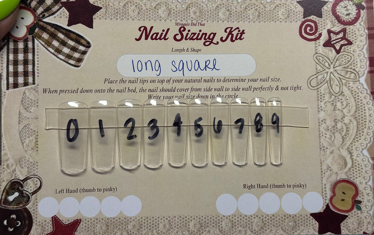 sizing kit.