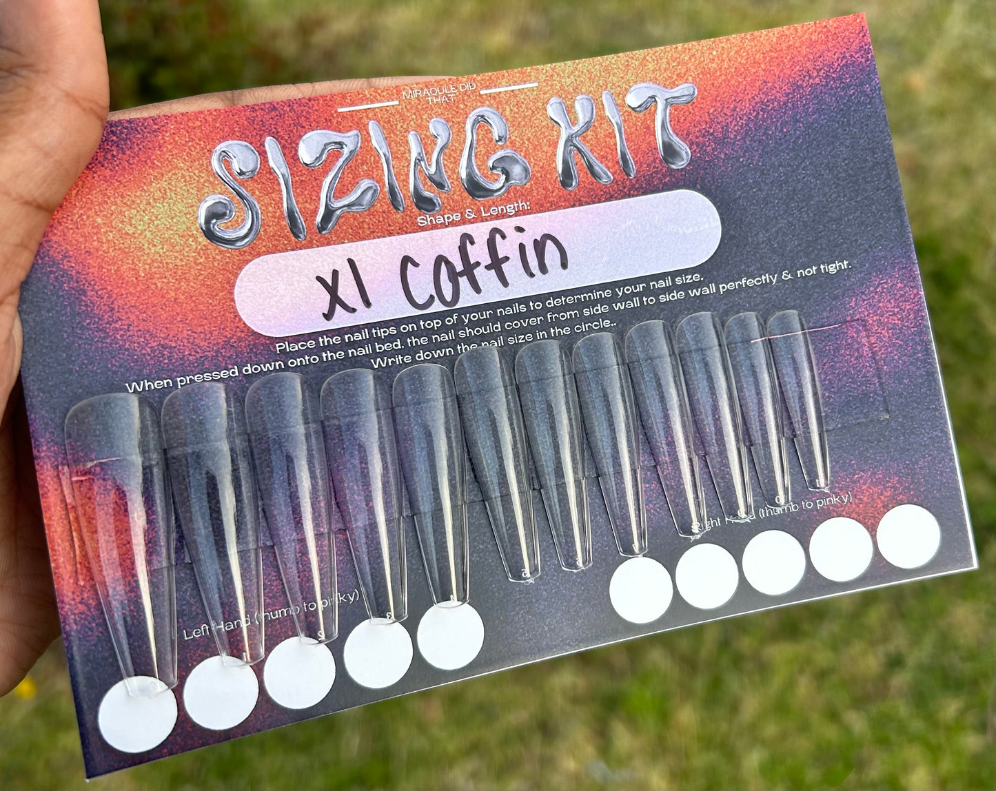 sizing kit.