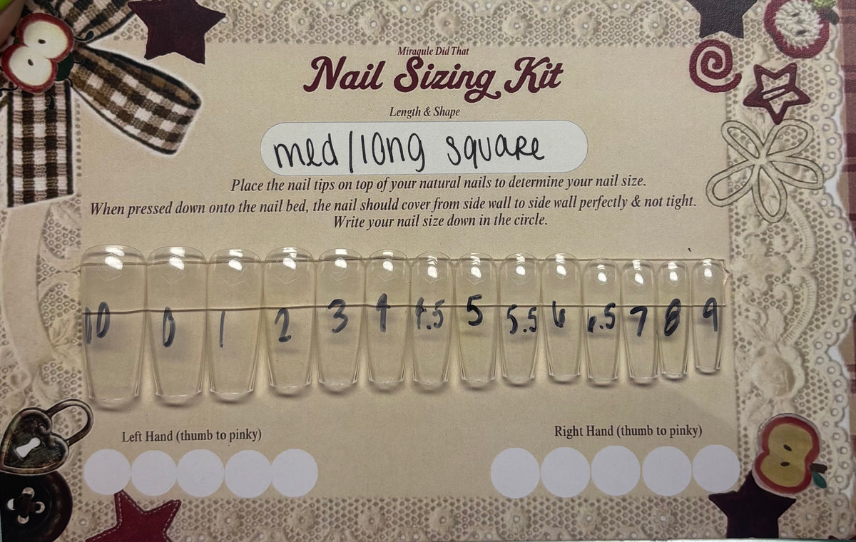 sizing kit.